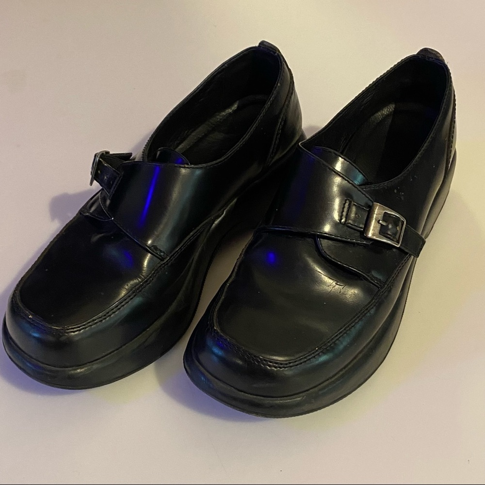 Dansko Platform Shoes with Buckles